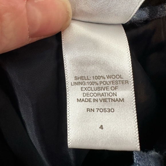 Janie and Jack Boys Wool Plaid Lined Pants (Size 4) - Picture 6 of 6